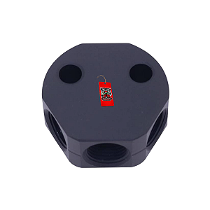 DIVISOR DE COMBUSTIVEL EM Y 4 VIAS ROSCA 3/8 - RGTX