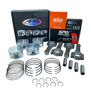 KIT FORJADO CHEVETTE OHC 800CV PISTÃO AFP + BIELAS SPA + ANEIS RIO SULENCE+ PINOS AFP 84MM