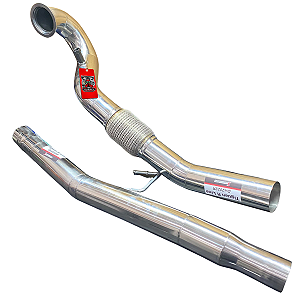 DOWNPIPE VW TIGUAN R-LINE 2.0T 220CV 2019 EM DIANTE INOX 304 - SUPEREDITION