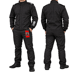 MACACAO 2 PEÇAS ANTI CHAMAS TORQ PRETO TAM 40 - CORSA