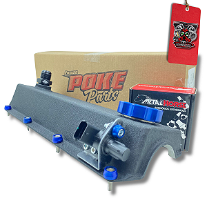 KIT TAMPA DE VALVULA + SUPORTE + SENSOR DE FASE COR AZUL - POKE
