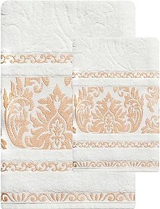 Jogo 1Toalha de Banho e 1 Rosto Cavhome Ibiza 100% Algodão Branco