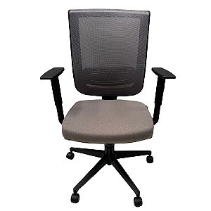 Cadeira Diretor Semi Nova Cinza