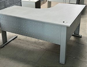 Mesa em L 1.20x1.40m com 2 Gavetas