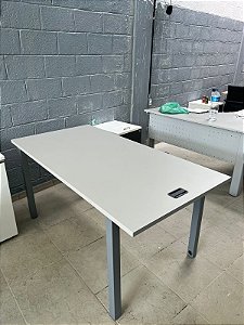 Mesa Reta Cinza 1,60x0,80 m