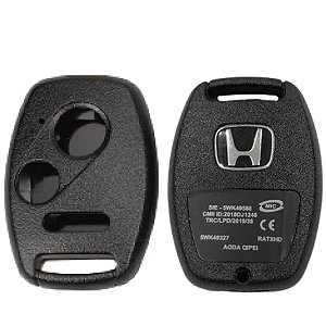 Capa Chave Carcaça Honda Fit Civic City Crv 2008 A 2011 Nova