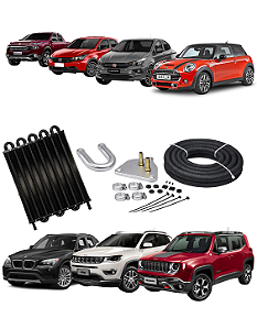 Kit Radiador Resfriador Trocador De Calor Cambio Toro Renegade X1 Compass Mini Cooper Frete Grátis Envio Imediato