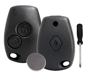 Capa Carcaça Chave Renault Logan Sandero Duster Clio Nova