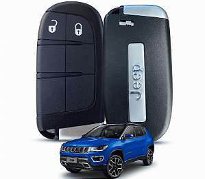 Capa Carcaça Chave Presença Para Jeep Compass Renegade Novo