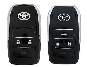 Chave Canivete Toyota Hilux Sw4 Etios Adaptação Moderna Novo 3 e 4 Botões