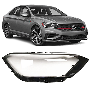 Lente Farol Jetta Mk7 2018 2019 2020 2021 2022 Lado Direito ou Esquerdo