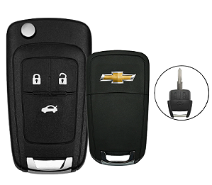 Capa Chave Canivete Gm Astra Vectra Corsa Celta Agile Corsa 2 e 3 Botões