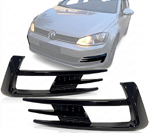 Moldura Farol De Milha Golf Mk7 Tsi Msi Gti 2014 A 2017 Par Novo