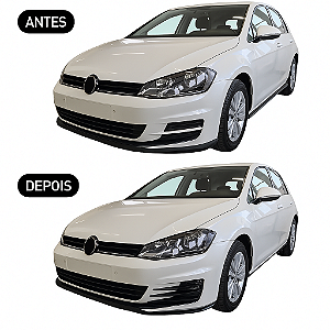 Moldura Farol De Milha Golf Mk7 Tsi Msi Gti 2014 A 2017 Par Novo