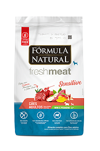 Ração Fórmula Natural Fresh Meat Sensitive para Cães Adultos Portes Mini e Pequeno