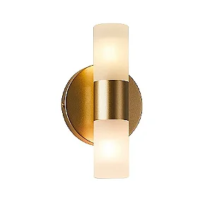 ARANDELA NEAL 2XG9 DOURADO FOSCO 2449