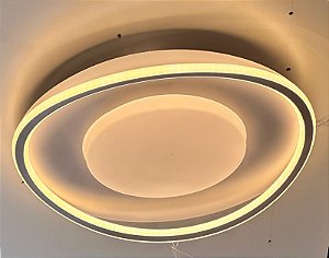 PLAFON LED ZUXE 50CM 77W 3000K 100-240V BRANCO P 9934