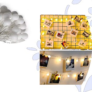 Cordão De LED Para Decoração Bolinha Enfeites, Decoração de Casa