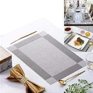 Lindo Kit 6 Pçs P/ Mesa de Jantar Jogo Americano Restaurante