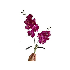 Haste De Orquidea Artificial Para Arranjo Sofisticado