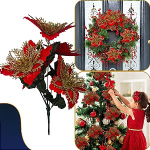 Buquê Natalino de Flores Elegância e Tradição para seu Natal