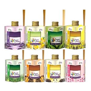 6 Unid Aromatizador Ambientes Duração Premium 250ml Difusor