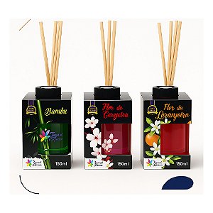 3 Aromatizadores 150ml Cheirinho Casa Perfumada Ambiente Nfe