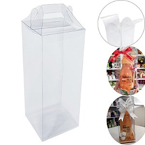 Caixa Acetato 21X5,5X8 Transparente P Lembrancinha, Kits, Presentes, Mostruario de Produtos