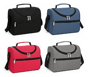 Bolsa Térmica Marmita Almoço Trabalho Alça Lateral Reforçada