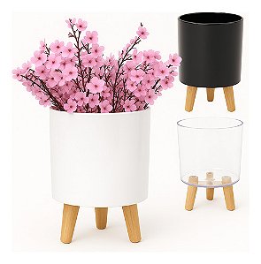 Cachepô Vaso Decorativo Tripé Moderno Minimalista P/ Plantas
