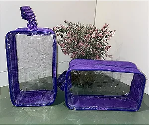 Bolsa Necessaire Portátil Transparente Personalizada