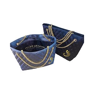 Bolsa Matelassê Feminina com Alça de Corrente