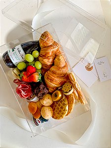 Cesta de café da manhã Luxo em Campinas - cesta M acrílica