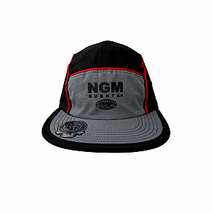 Boné Five Panel Chronic 2024-125 Preto c/ Cinza