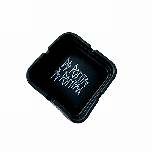 Cinzeiro Silicone Quadrado Preto