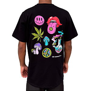 Camiseta Chronic 4144 Preto