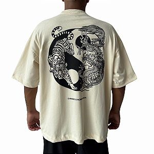 Camiseta Chronic OverSized Linha Pro 4118 Bege