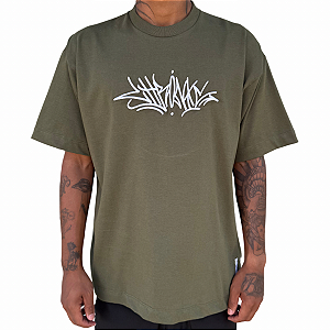 Camiseta Chronic Oversized Linha Pro 4004 Verde Oleum