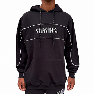 Blusa Moletom 001V2 Preto Black