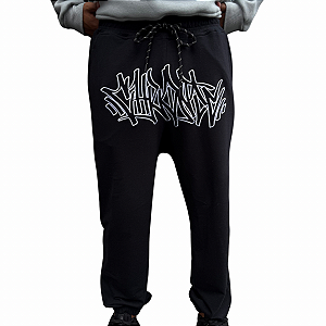 Calça Moletom Chronic Black Bordado