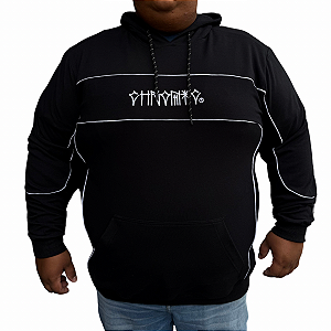Blusa Moletom Big 001V2 Preto Black