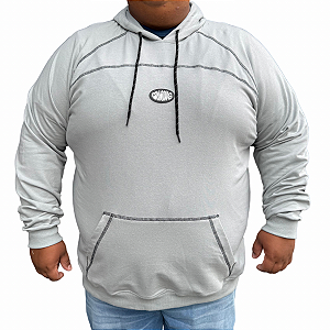 Blusa Moletom Big 008V2 Cinza