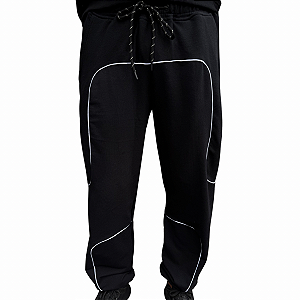 Calça Moletom Chronic Black 2 Bordado Lateral