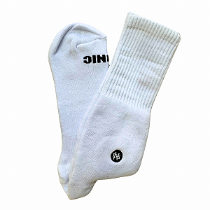 Meia Chronic ® Cano Alto Logo Branco