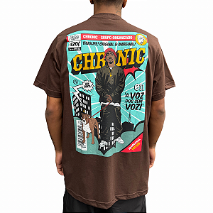 Camiseta Chronic 4323 Marrom