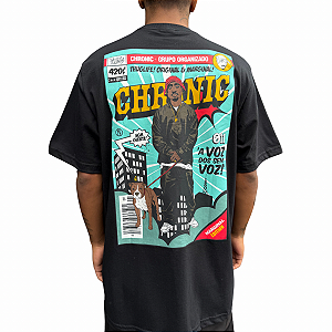 Camiseta Chronic 4323 Preto