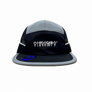Boné Five Panel Chronic 2025-192 Preto c/ Cinza
