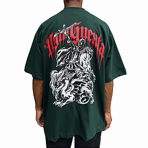 Camiseta Oversized Chronic 4465 Verde C