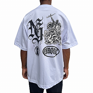 Camiseta Oversized Chronic 4466 Branco