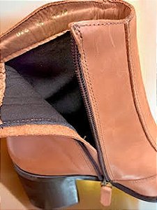 Bota texana whiski couro legítimo